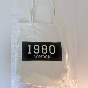 Cotton On foundation White and Black Tote Bag